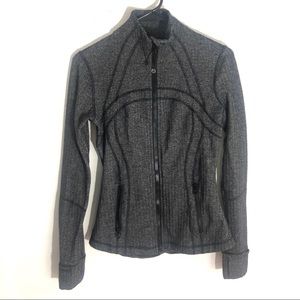 Lululemon Define Jacket Full Zip Sz 6 Herringbone
